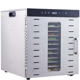 Food Dehydrator Machine, 10 Stainless Steel Trays, 1000W Electric Food Dryer with Digital Adjustable Timer & Temperature for Jerky, Herb, Meat, Beef, Fruit, Dog Treats and Vegetables